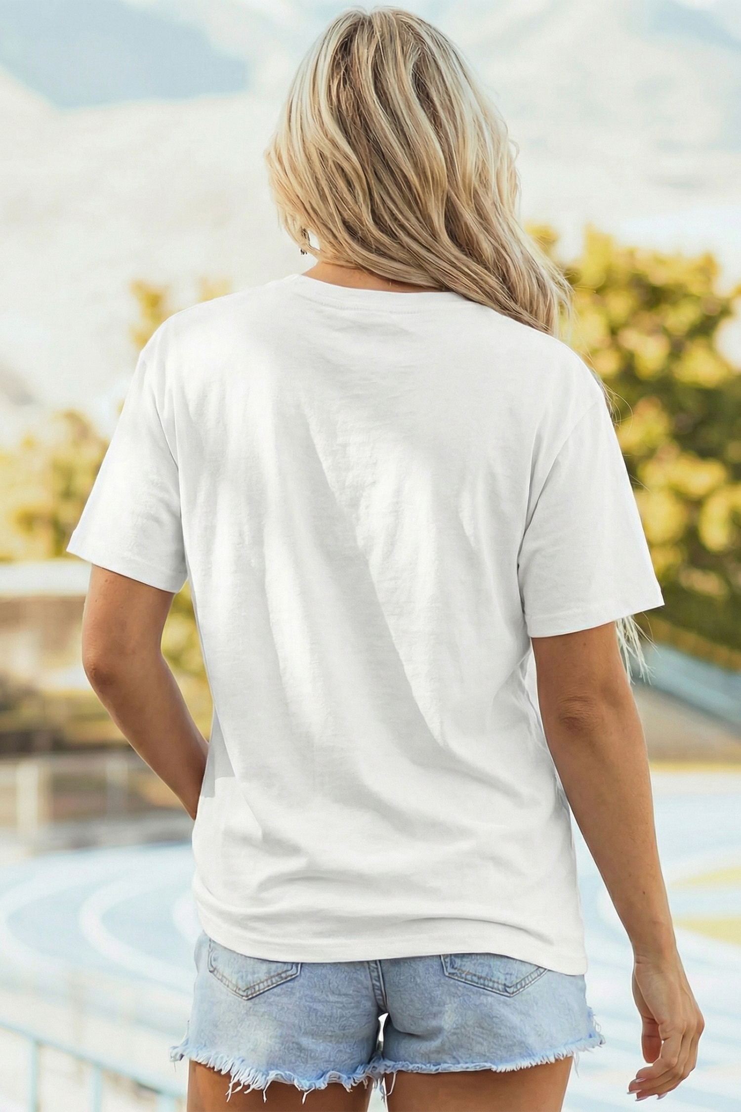 White SHOT CALLER WANNA BE A BALLER Casual Graphic Tee - loveforevers