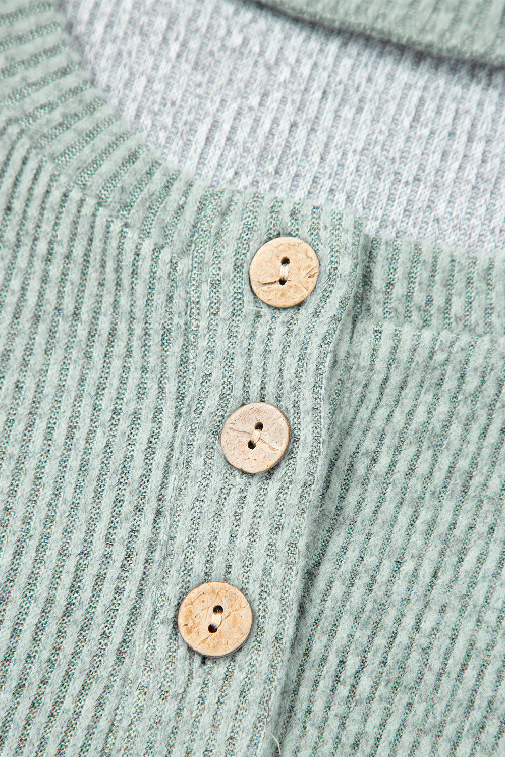 Contrast Ribbed Loose Fit Long Sleeve Top - loveforevers