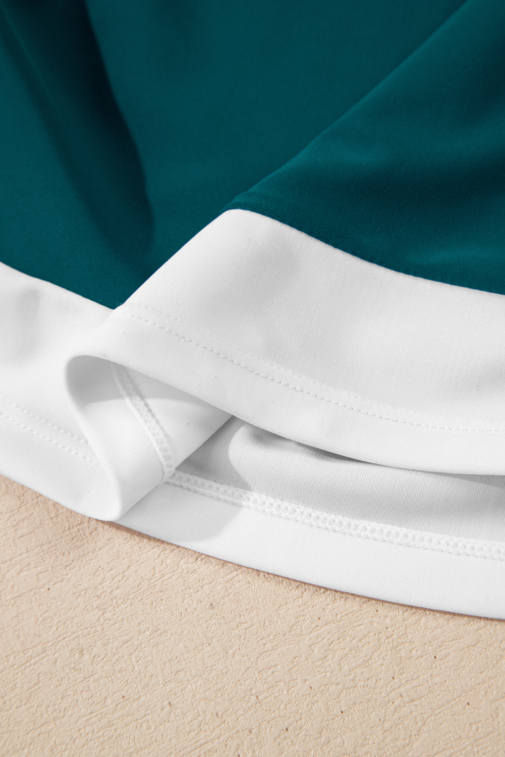 Sea Green Drawstring Tummy Control Mix-and-match 2pcs Tankini Swimsuit - loveforevers