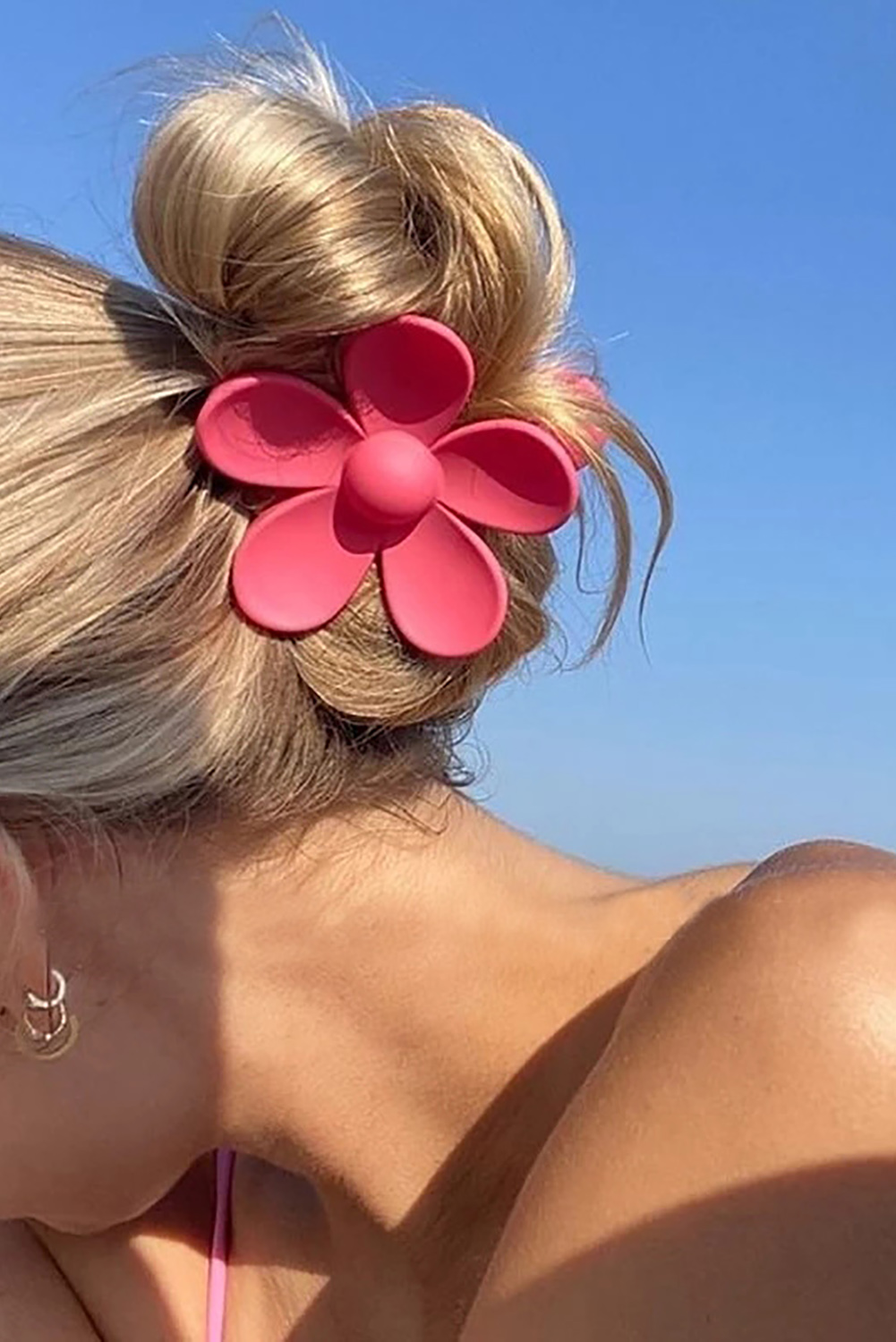 Rose Flower Hair Claw Clip - loveforevers