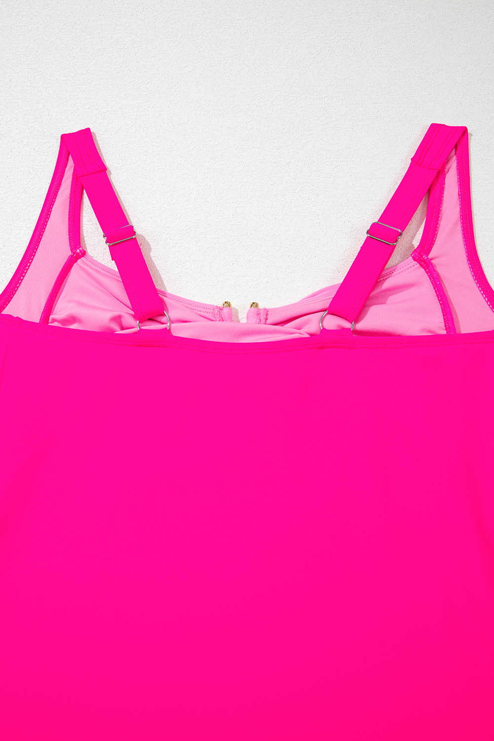 Bonbon Ruched Tummy Control Tankini 2pcs Swimsuit - loveforevers