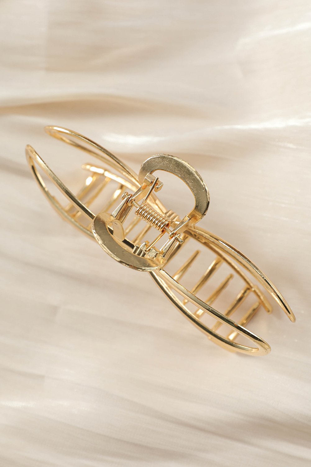 Gold Bowknot Shape Claw Clip - loveforevers