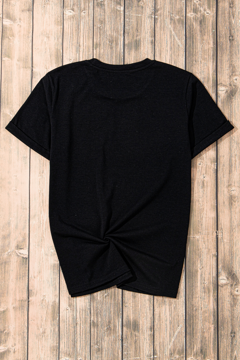 Khaki Casual Plain Crew Neck Tee - loveforevers
