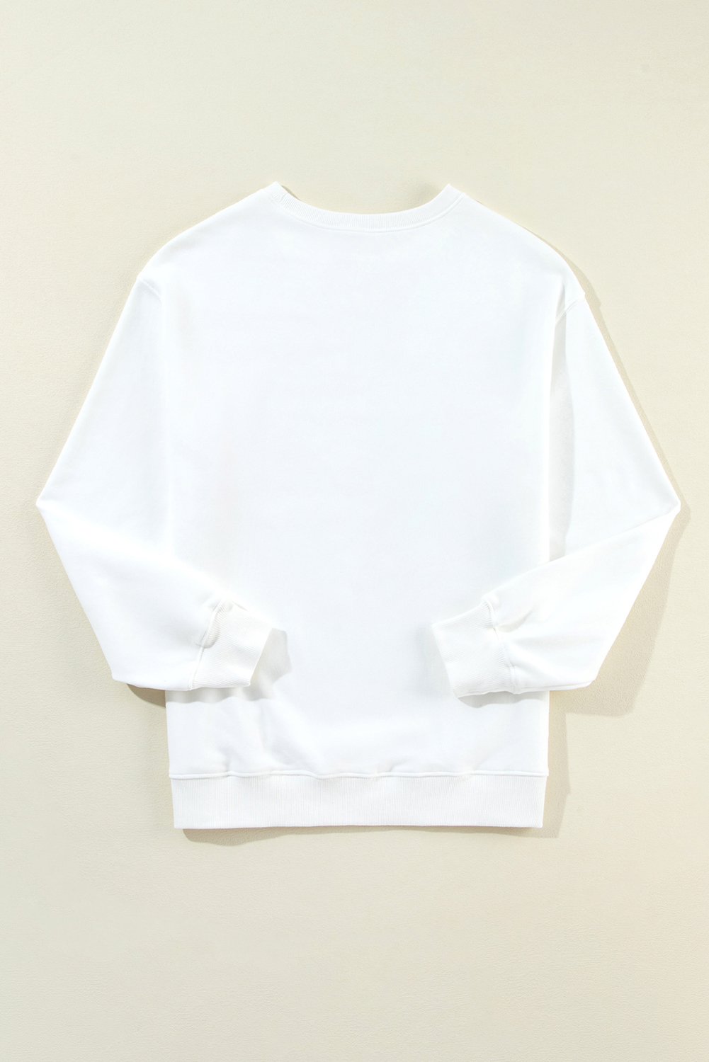 White American Flag Graphic Drop Shoulder Loose Sweatshirt - loveforevers