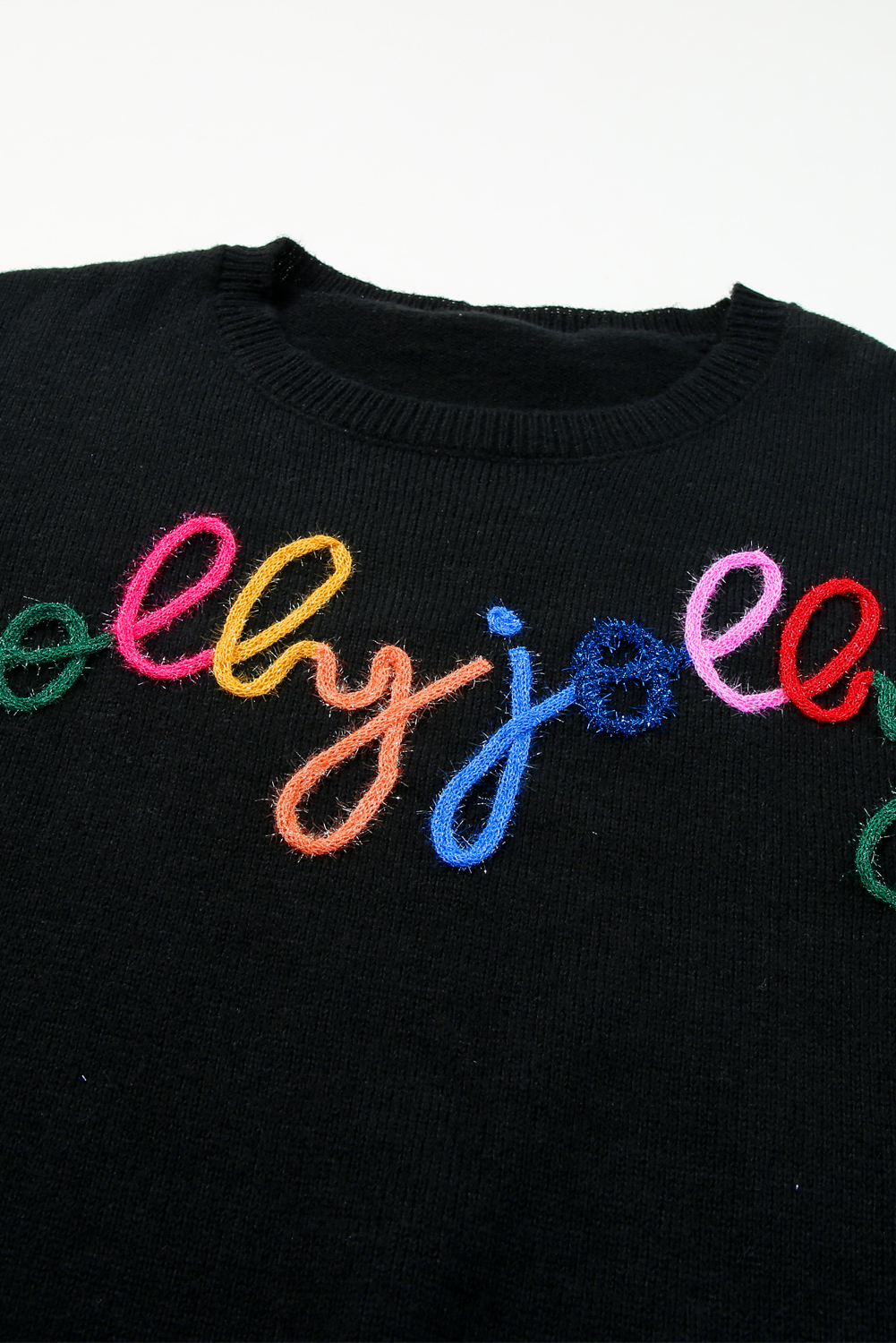 White Merry & Bright Round Neck Casual Sweater - loveforevers
