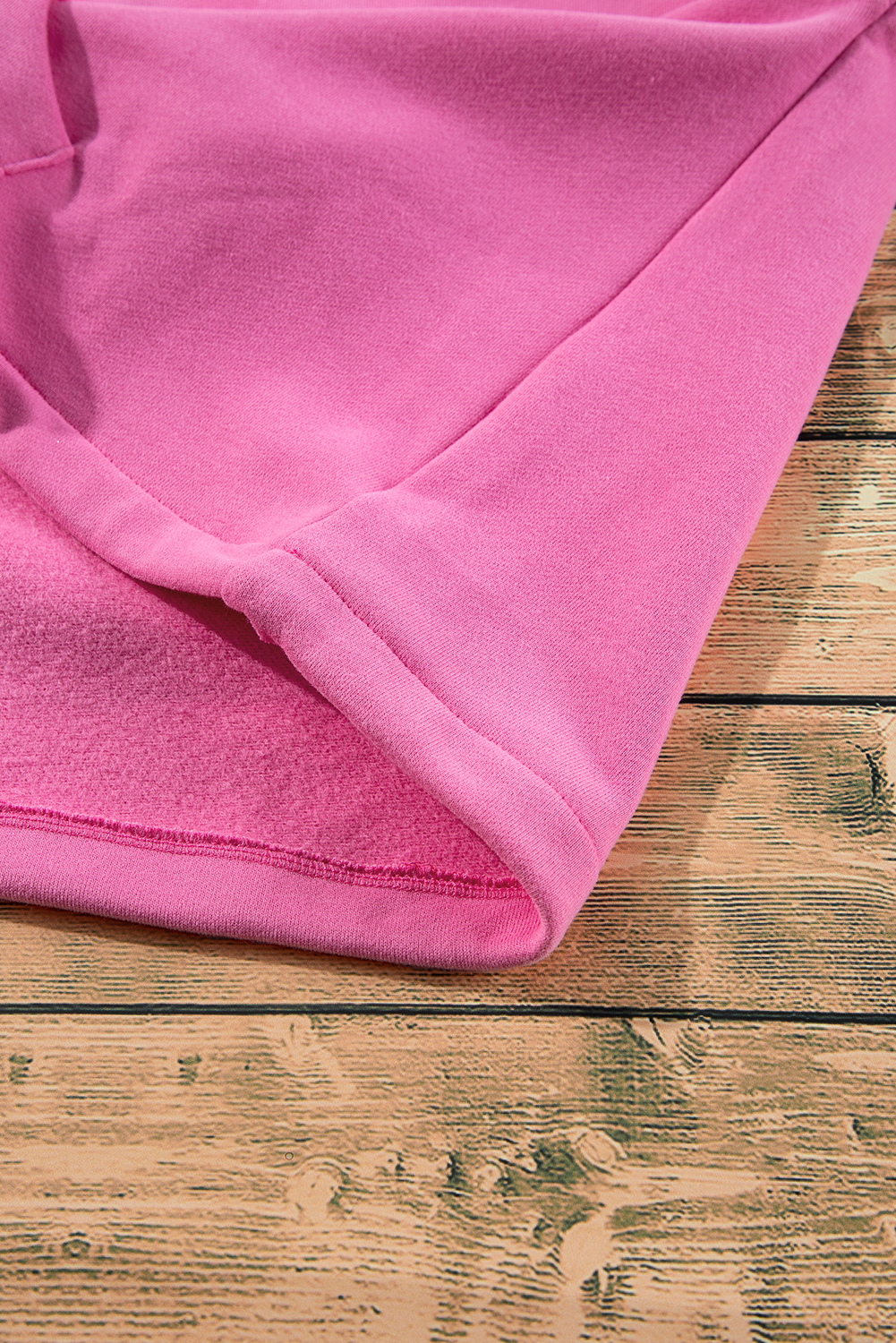 Bonbon Fleece Lined Half Zipper Kangaroo Pockets Loose Hoodie - loveforevers
