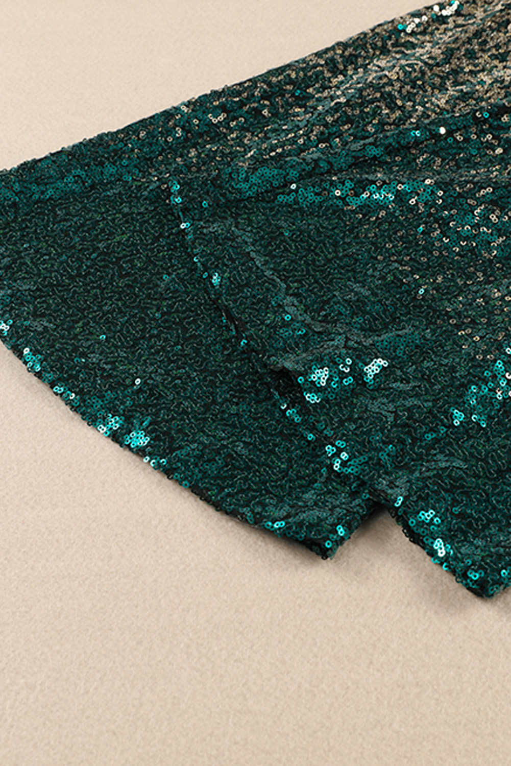Green Black&Gold Gradient Sequined Pants - loveforevers