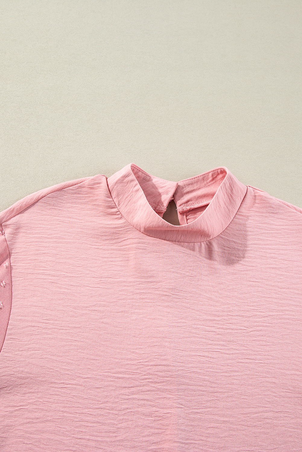 Skobeloff Swiss Dot Balloon Sleeve Loose Blouse - loveforevers