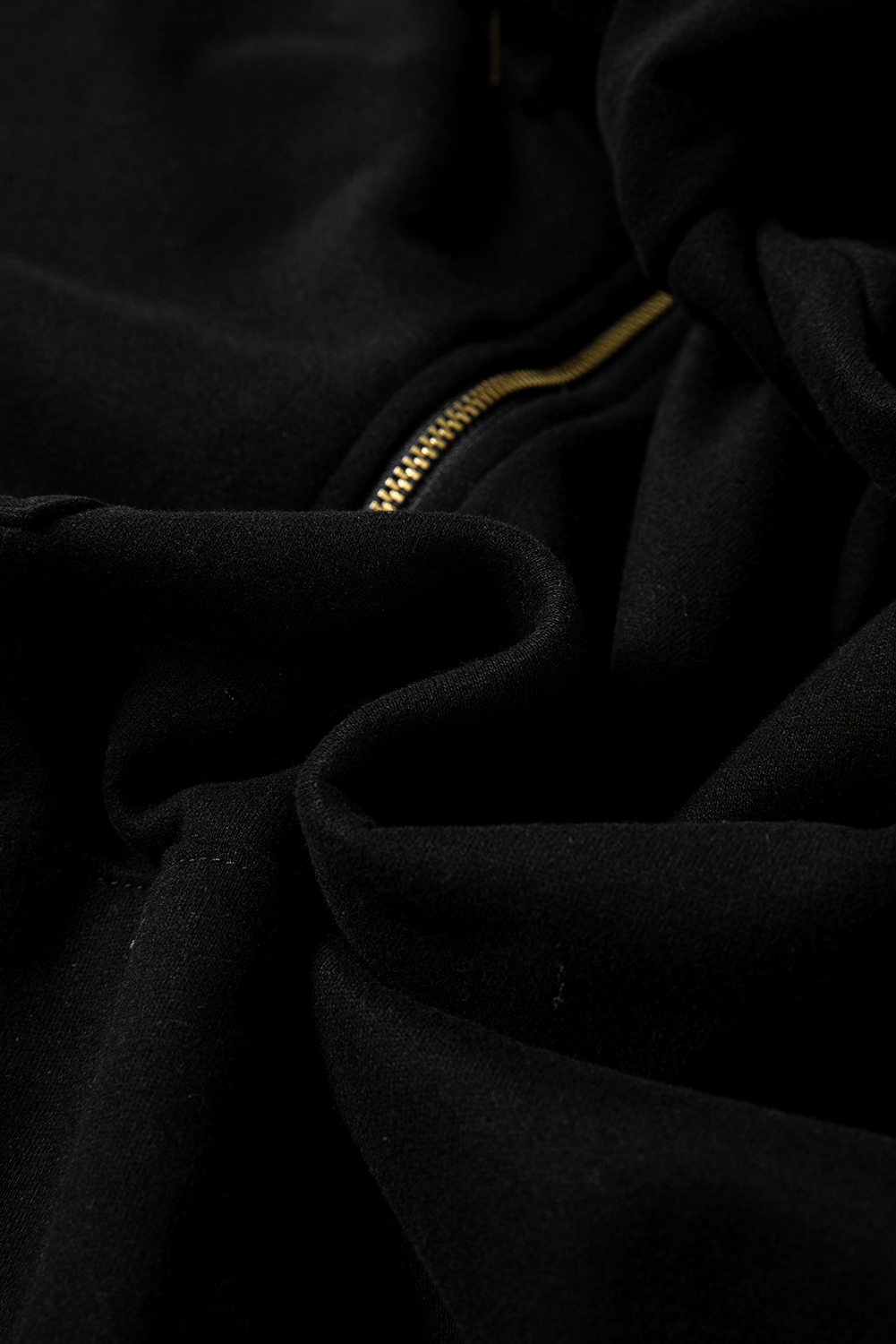 Bonbon Fleece Lined Half Zipper Kangaroo Pockets Loose Hoodie - loveforevers
