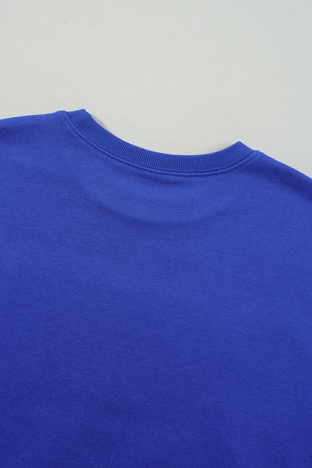 Dark Blue Game Day Crew Neck Graphic Pullover Sweatshirt - loveforevers