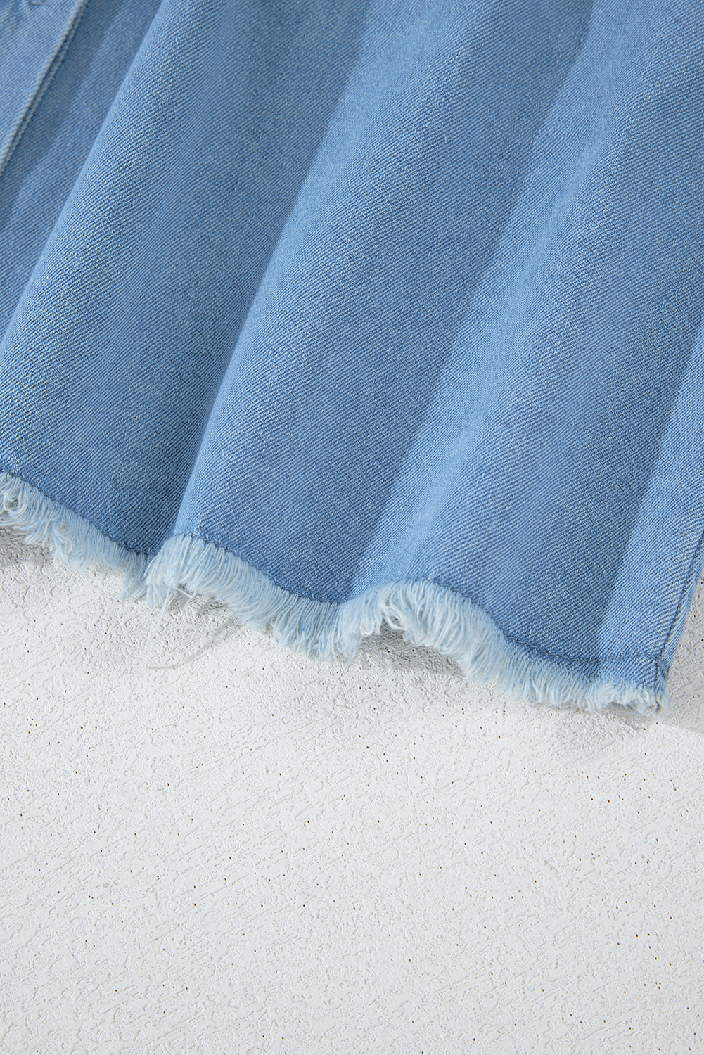 Beau Blue Risen Medium Washed Denim Shirt Dress - loveforevers