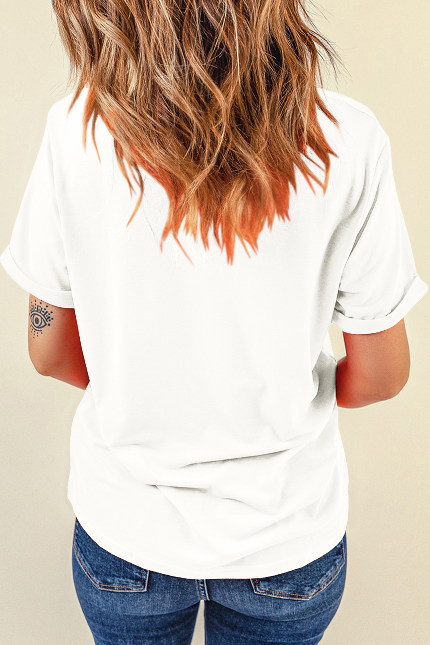 White St Patricks Day Sequin Graphic Casual T Shirt - loveforevers