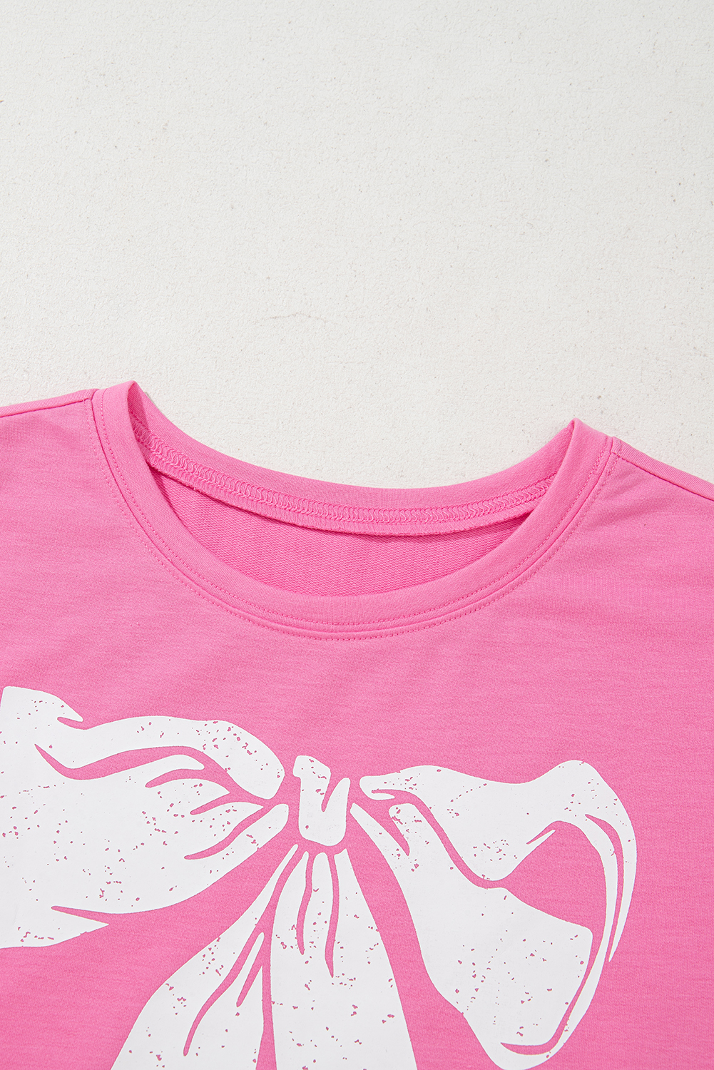 Sachet Pink Bow Print Boxy Fit Tank Top - loveforevers