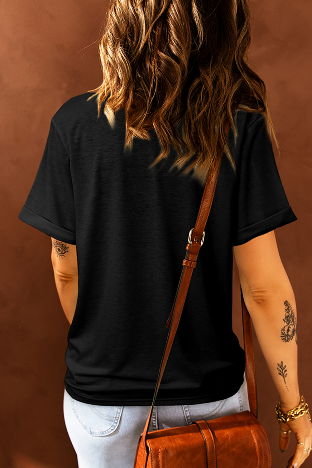 Black St. Patricks Lucky Clover Print O Neck T Shirt - loveforevers