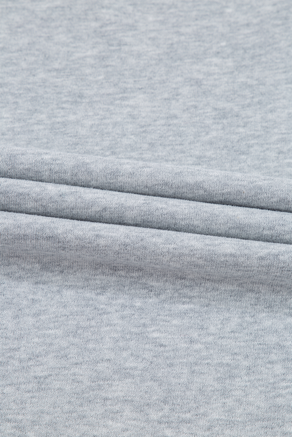 Navy Blue Plain Drop Shoulder Crewneck Pullover Sweatshirt - loveforevers