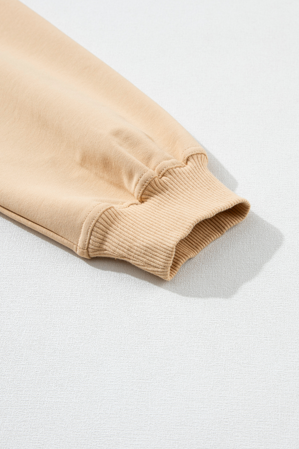 Pale Khaki Sweatshirt Poplin Mini Dress - loveforevers