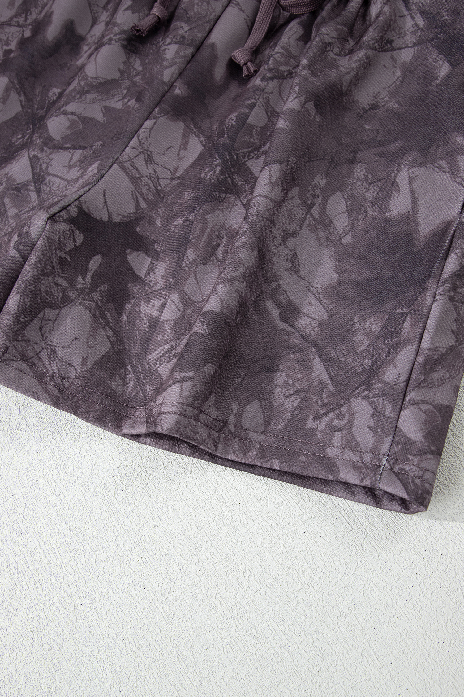 Beige Camo Print Baggy Drawstring Jogger Sweatpants - loveforevers