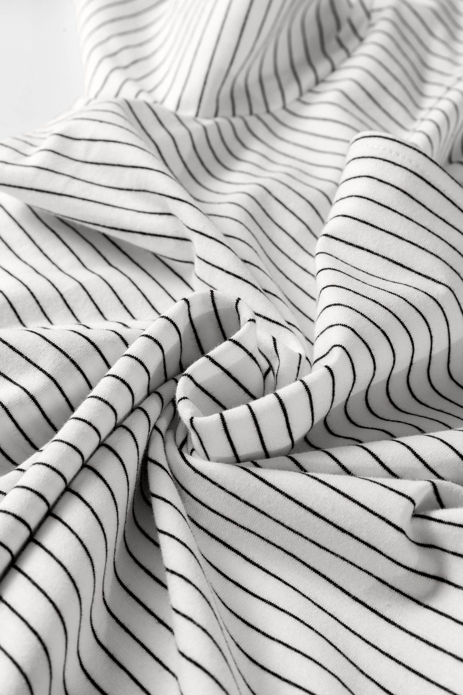 Brown Stripe Square Neck Long Sleeve Top - loveforevers