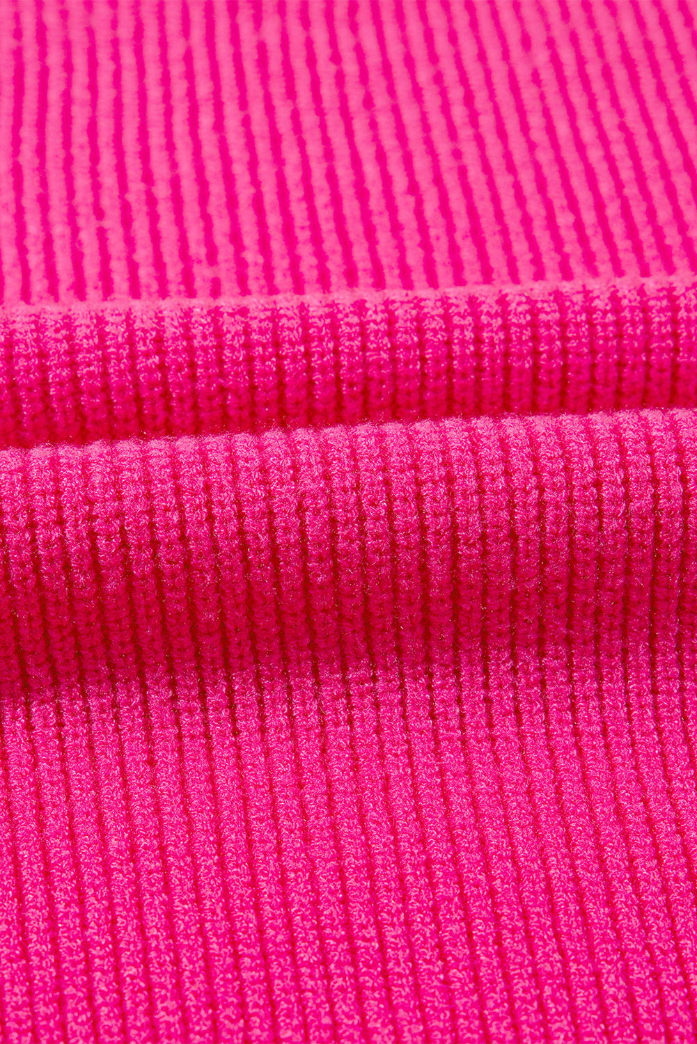 Rose Red Heart Shape Drop Shoulder Round Neck Sweater - loveforevers