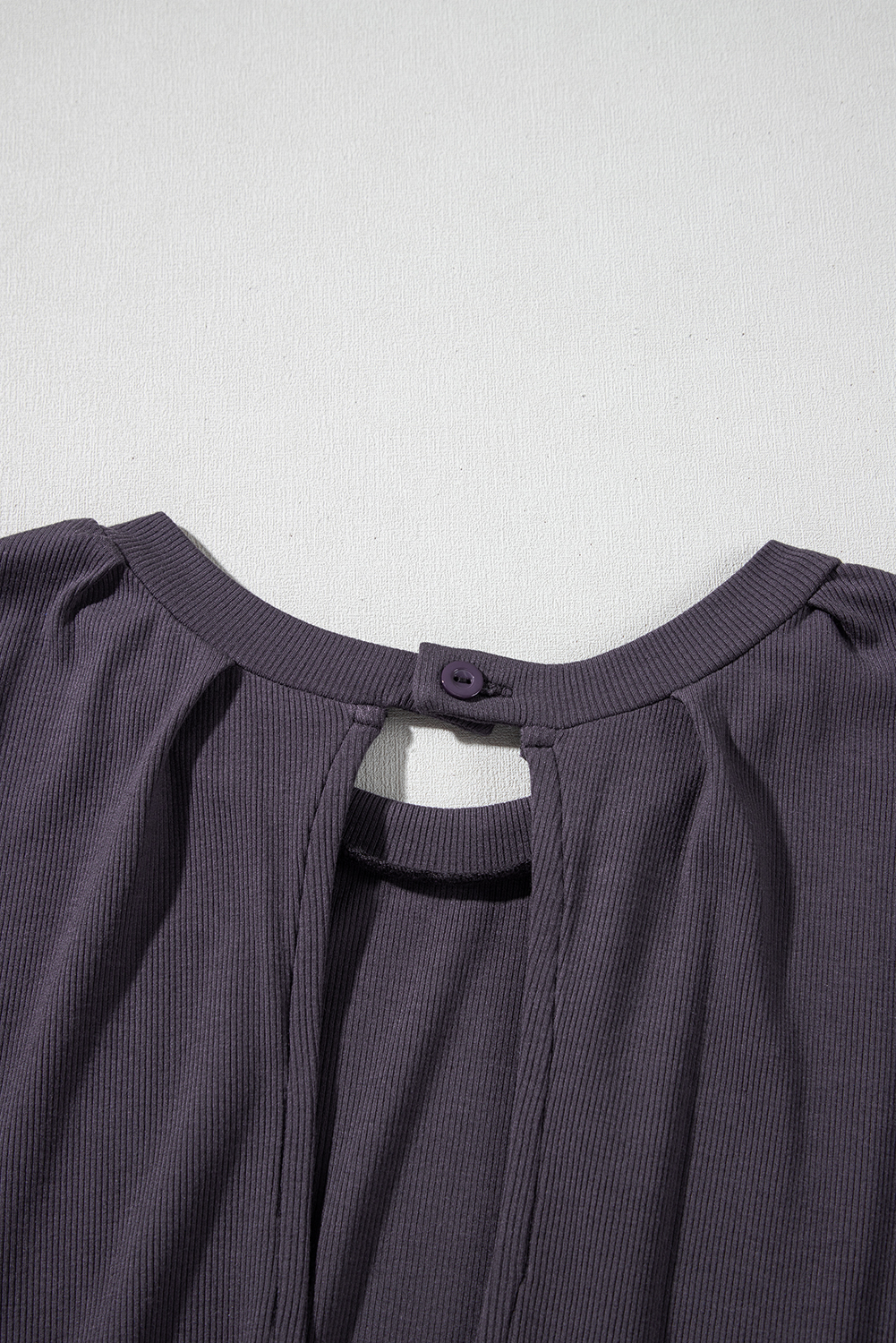 Bristol Black Knit Open Back Cap Sleeve Drawstring Elastic Waistband Romper - loveforevers
