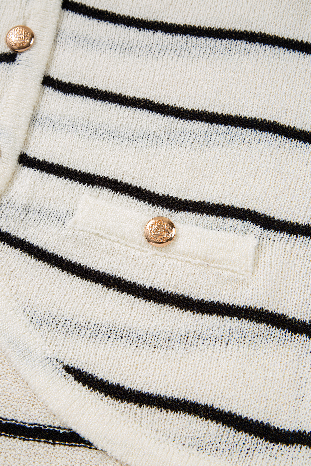 Black Stripe Buttoned V Neck Slim Fit Sweater Vest - loveforevers