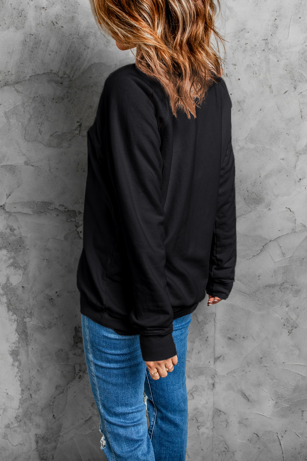 Black Leopard Lightning MAMA Graphic Pullover Sweatshirt - loveforevers