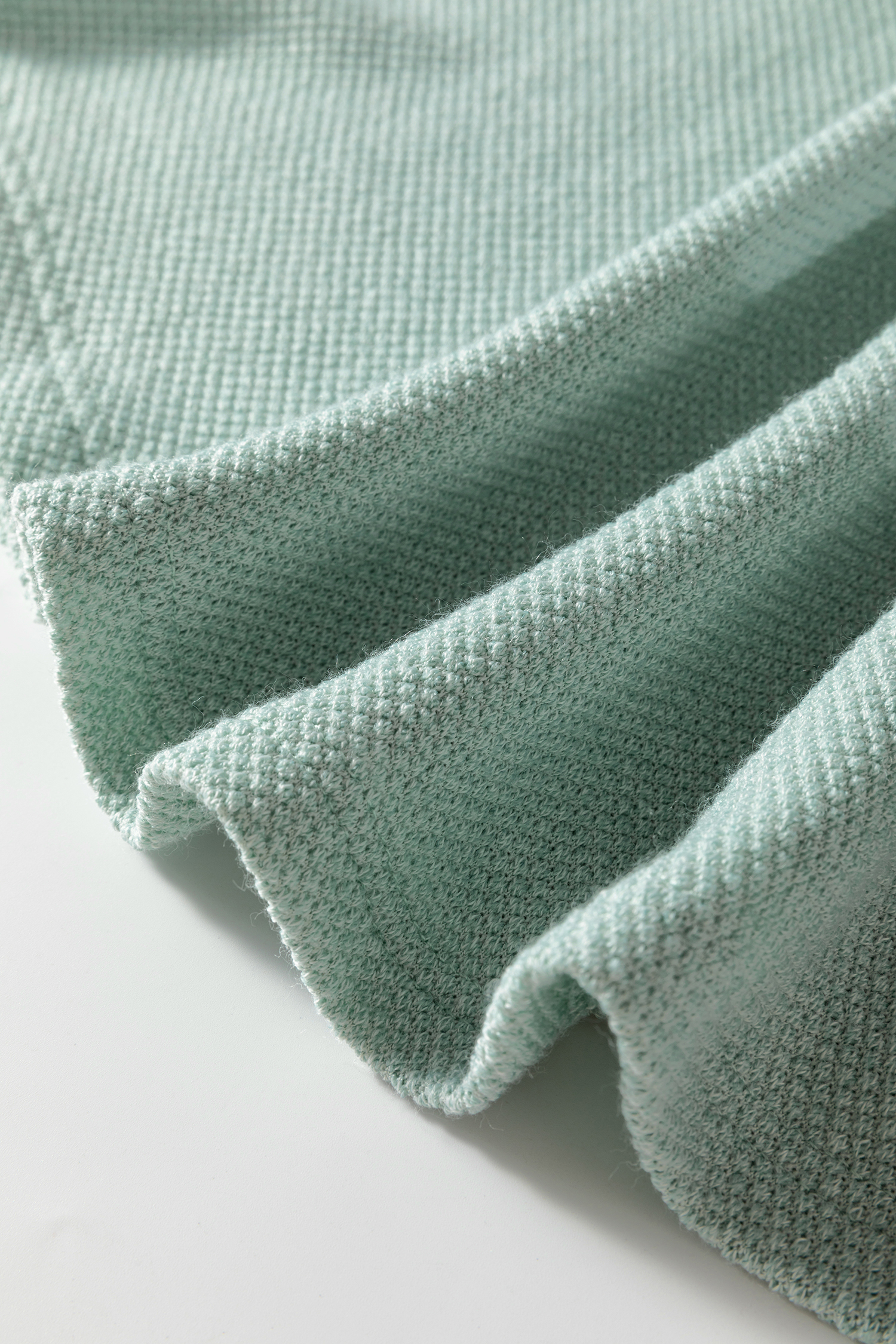 Moonlight Jade Textured Raglan Sleeve Knit Loose Top - loveforevers