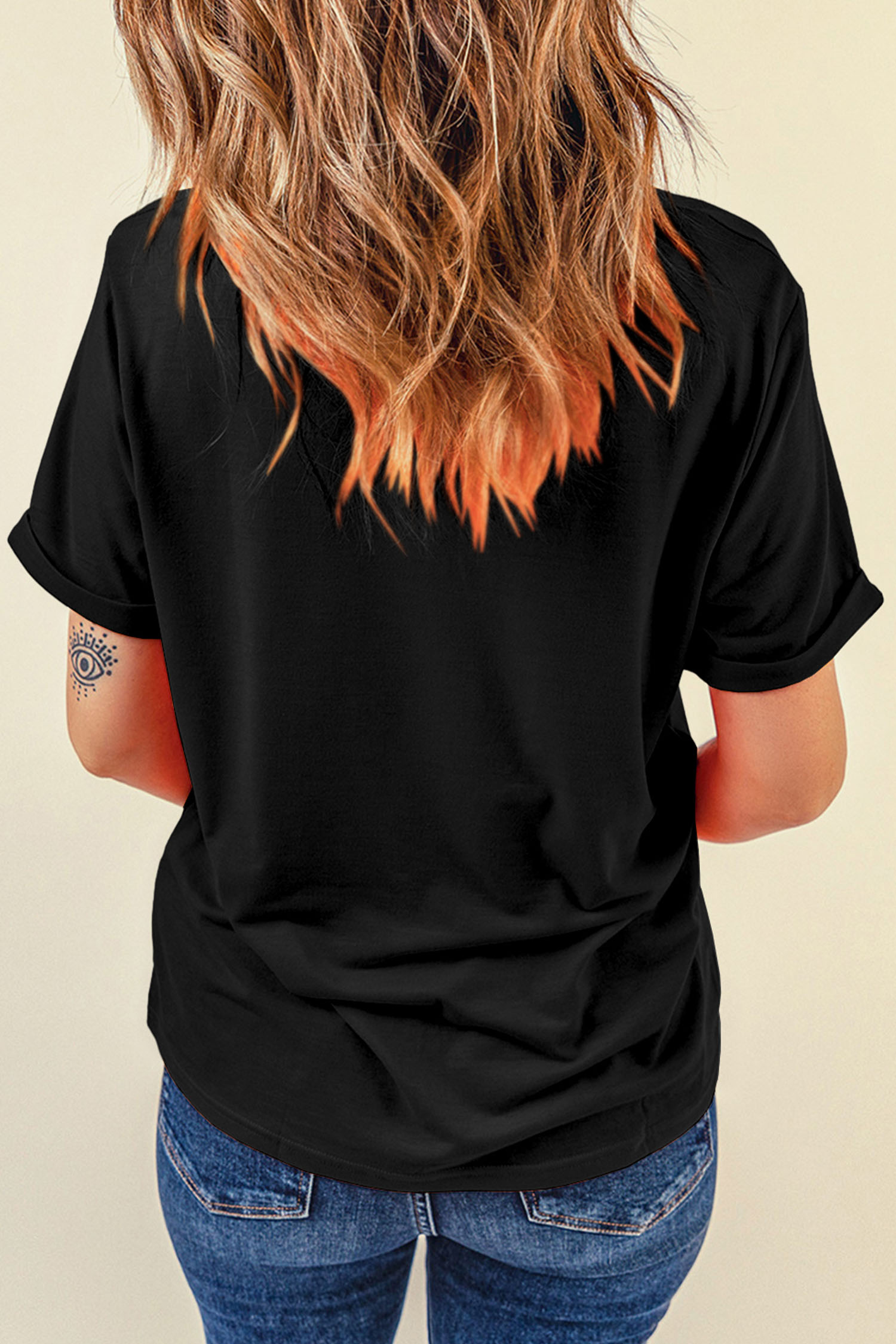 Black Laissez Lesbon Temps Rouler Graphic Mardi Gras Tee - loveforevers