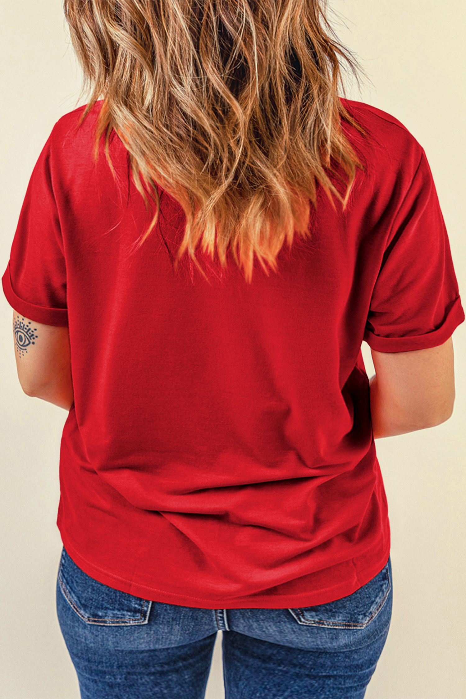 Red XOXO Checkered Ribbon Bow Print Valentines Day T Shirt - loveforevers