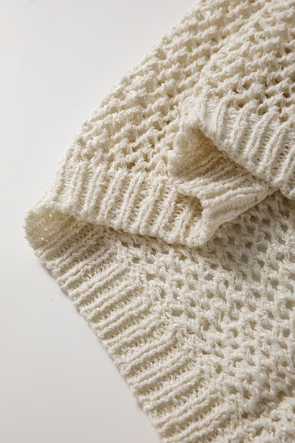 Jet Stream Hollow-out Kangaroo Pocket V Neck Hooded Sweater - loveforevers