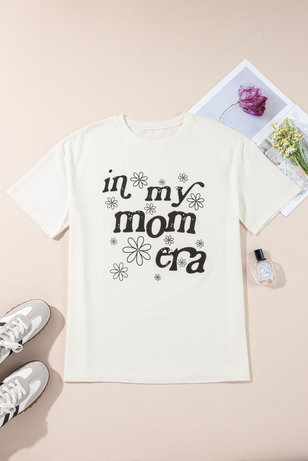 Jet Stream In My mom Era Graphic Loose Casual Tee - loveforevers