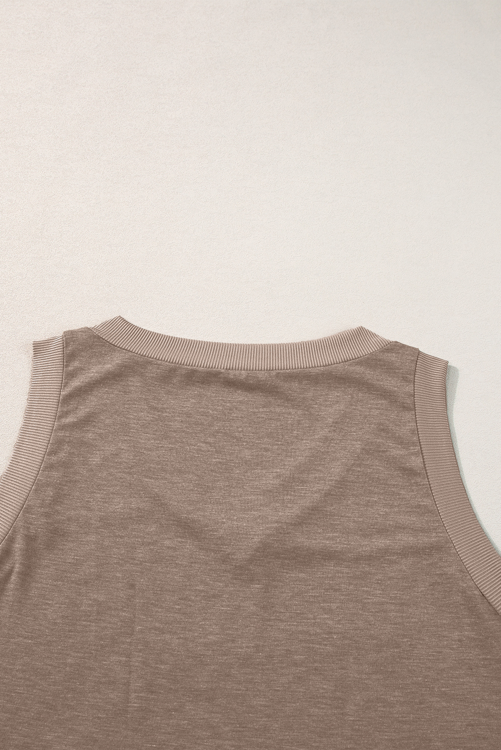 Black Ribbed V Neck Tank - loveforevers