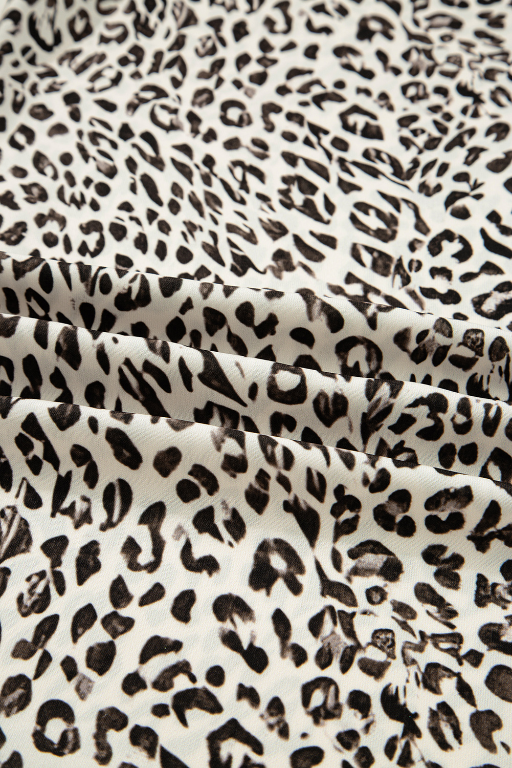 Brown Leopard Drawstring Elastic Waistband Loose Pants - loveforevers
