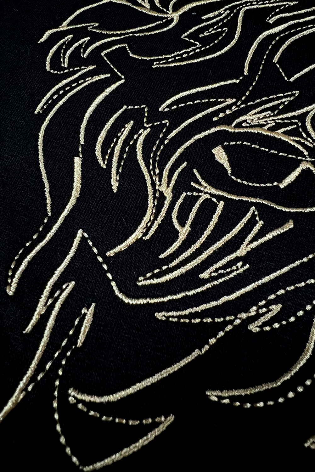 Black Western Bull Head Embroidered Pattern T Shirt - loveforevers
