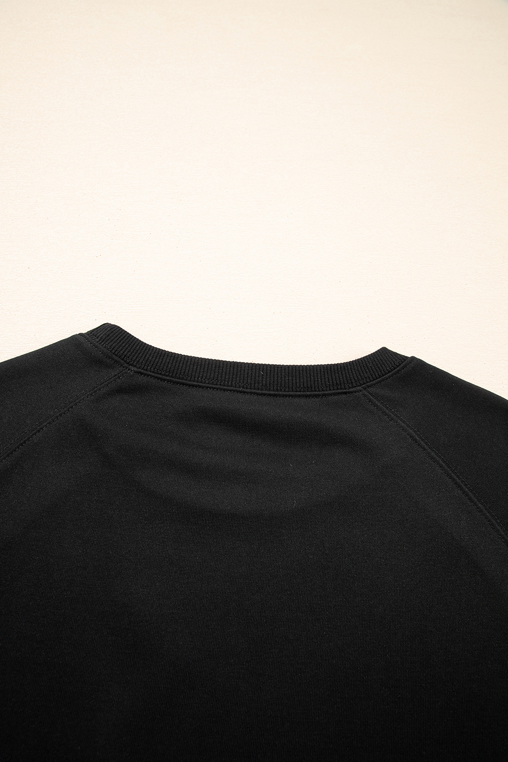 Black Varsity Spirit Striped 89 Graphic Casual Sweatshirt - loveforevers