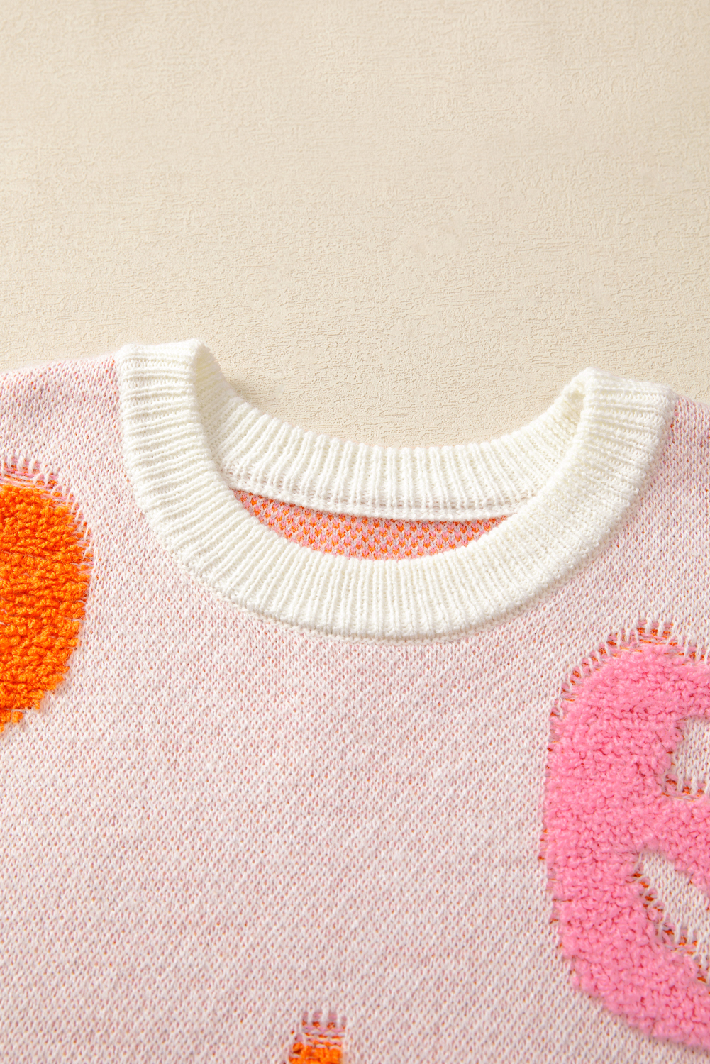 Beige Halloween Cute Pumpkin Pattern Sweater - loveforevers