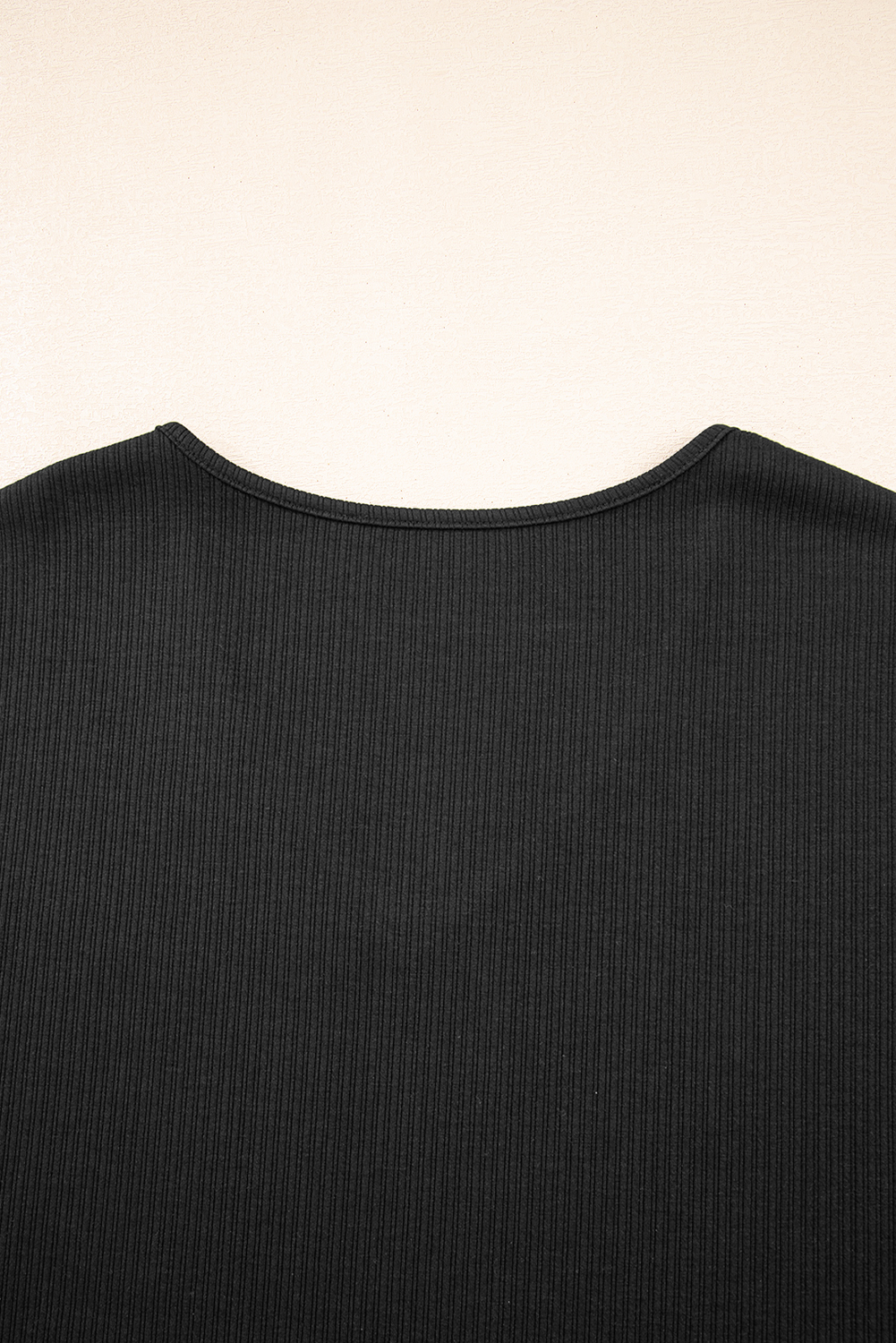 Black Flower Applique Mesh Long Sleeve V Neck Blouse - loveforevers
