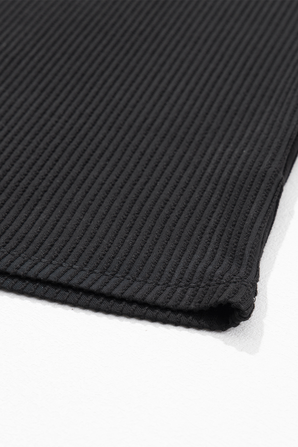 Black Textured V-Neck Dropped Shoulder Plus T-Shirt - loveforevers