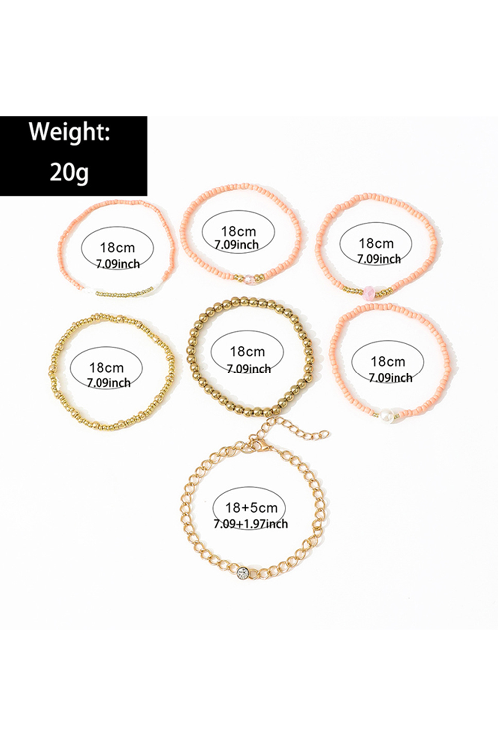 Gold Simple Beaded Multi Layer Bracelet - loveforevers