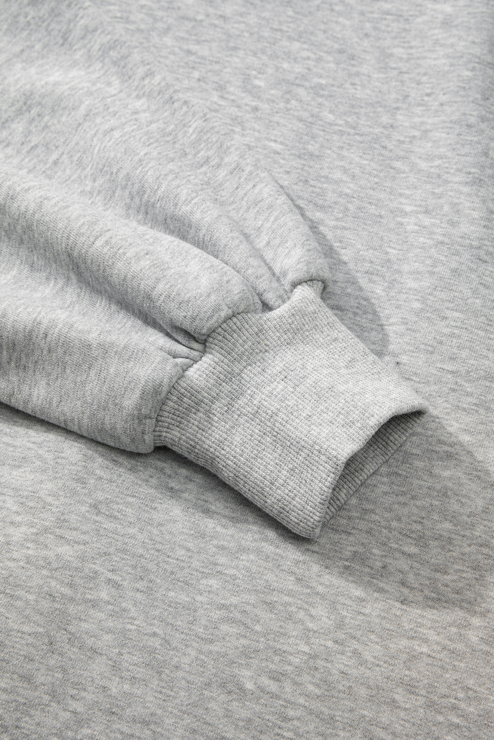 Bonbon Fleece Lined Half Zipper Kangaroo Pockets Loose Hoodie - loveforevers