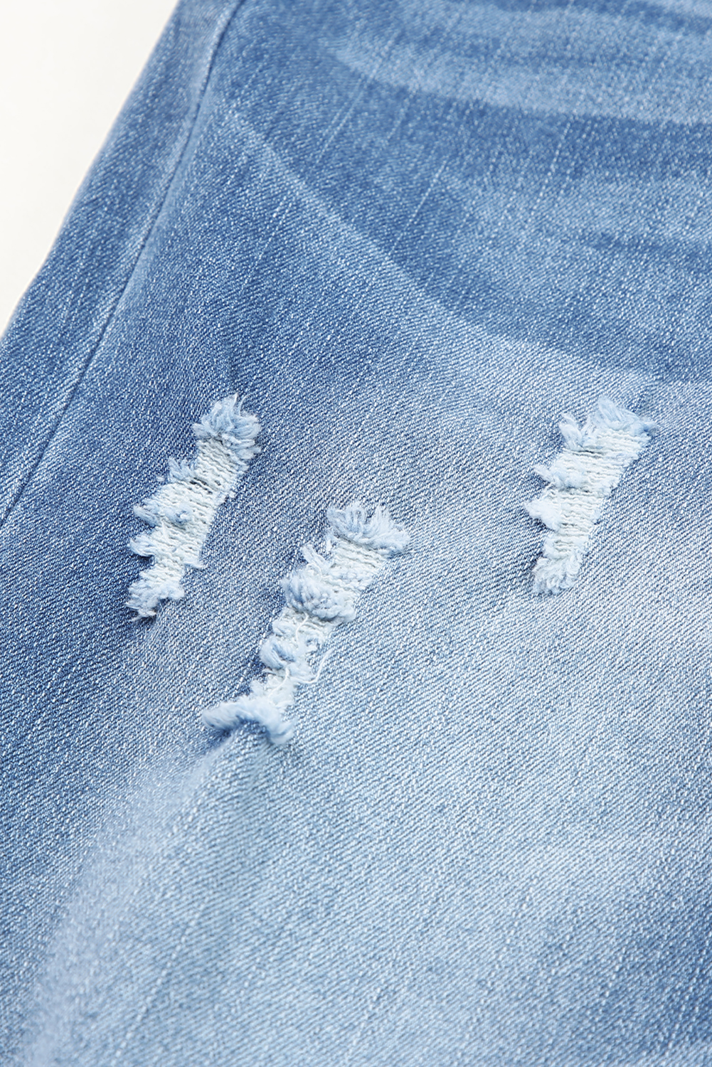 High Waist Distressed Straight Leg Jeans - loveforevers