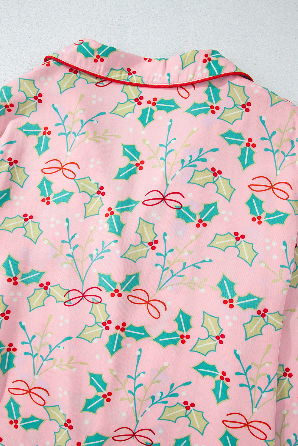 Multicolour Floral Christmas Pajamas Set - loveforevers