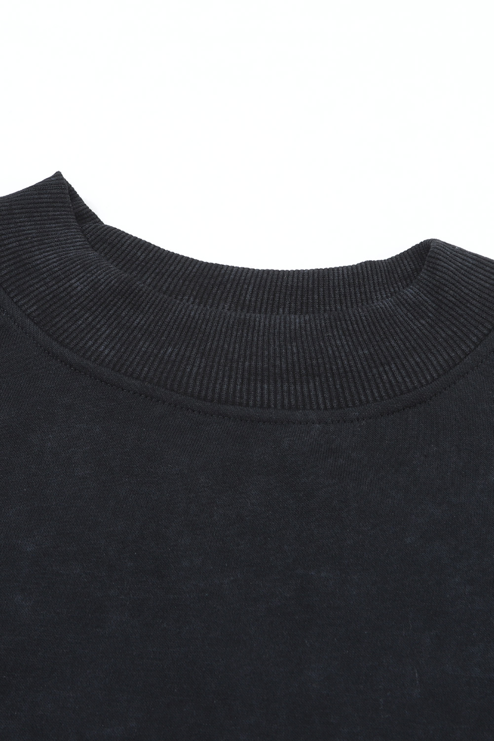 Brown Drop Shoulder Crew Neck Pullover Sweatshirt - loveforevers