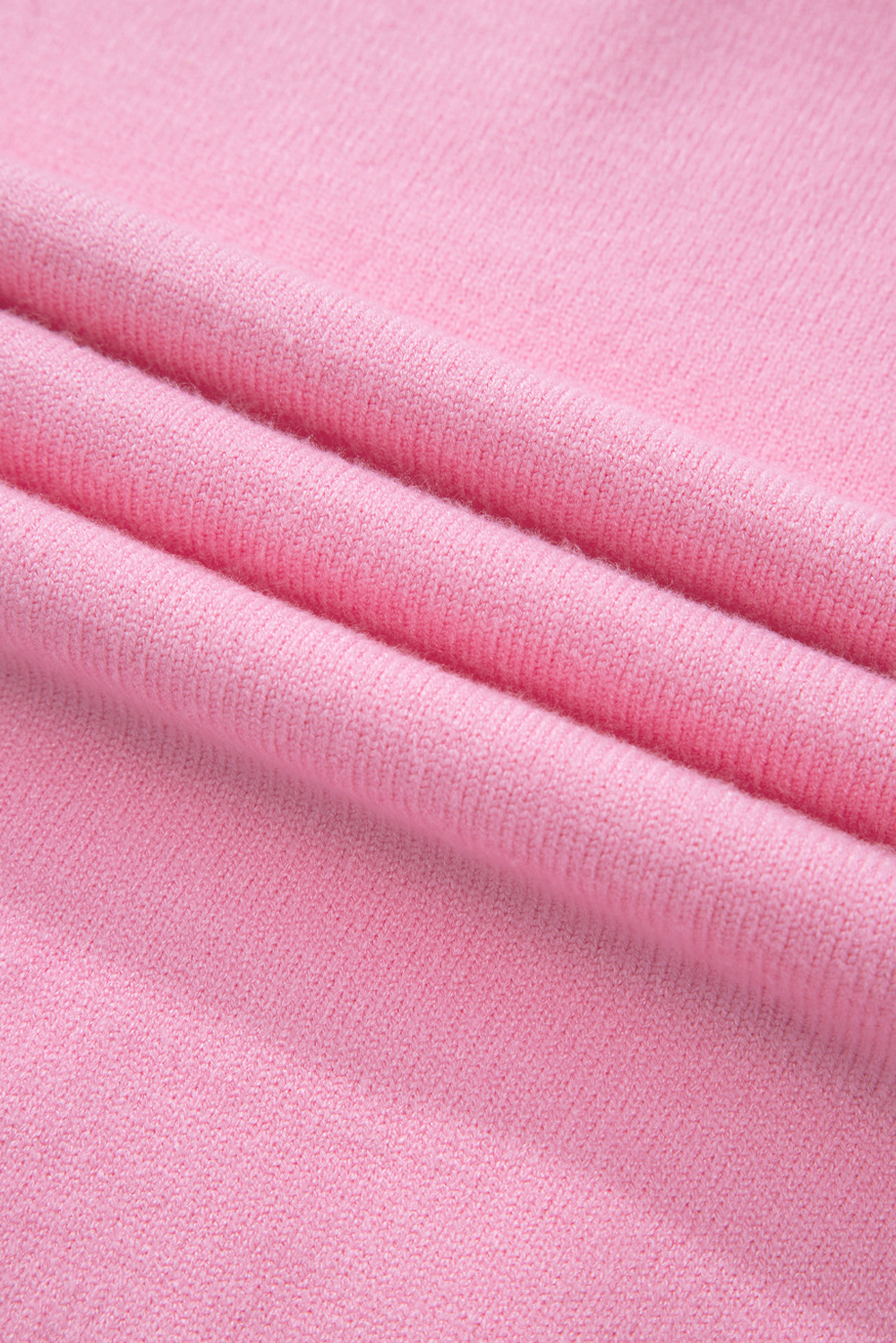 Bonbon Three Tone Contrast Round Neck Loose Sweater - loveforevers