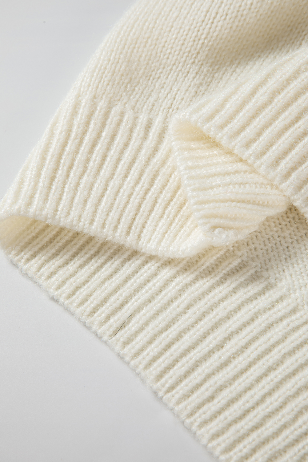White Snowflake Christmas Tunic Sweater - loveforevers