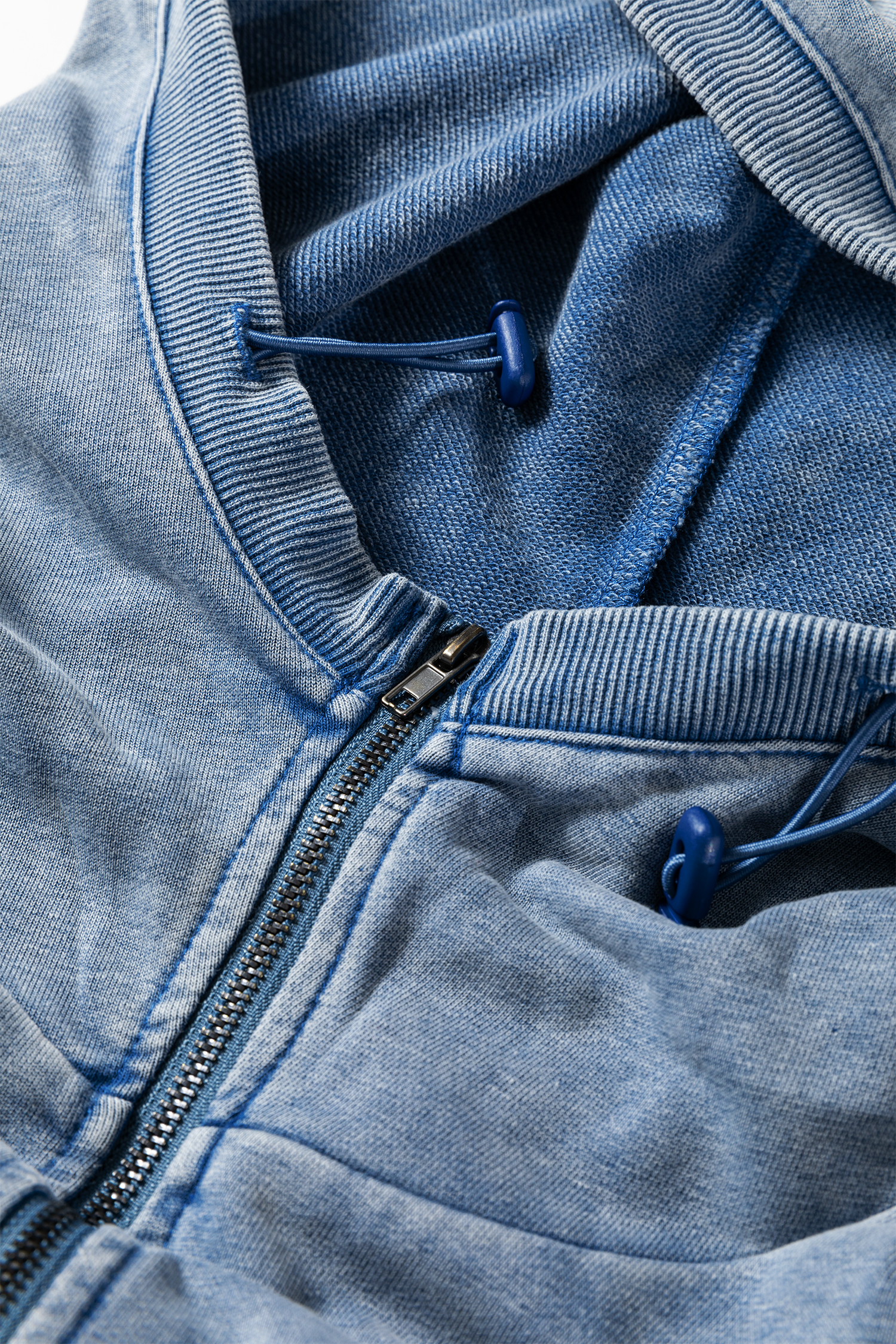 Canton Half Zip Kangaroo Pocket Mineral Wash Baggy Hoodie - loveforevers
