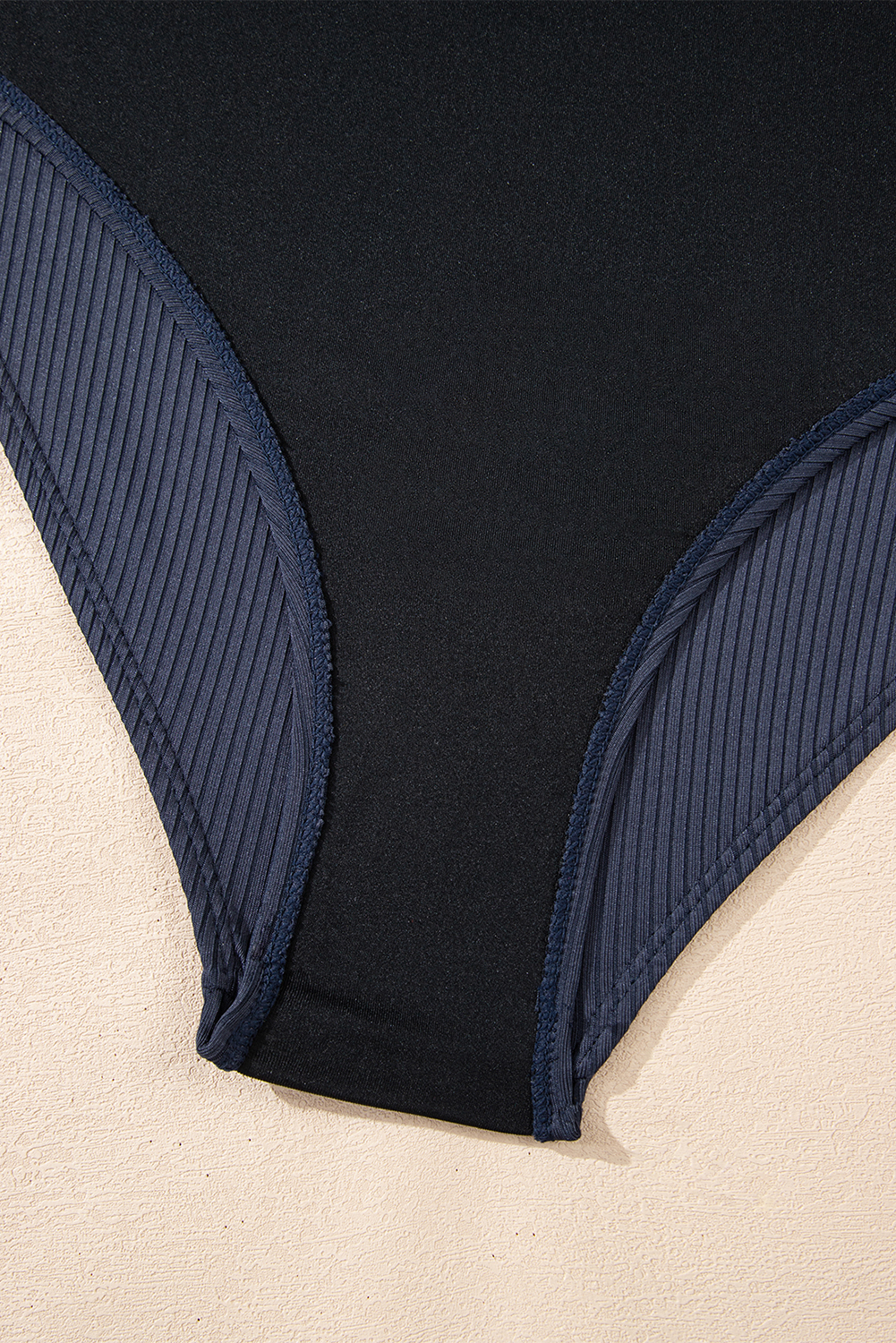 Blackish Green Ruched U Neck Ribbed Tankini - loveforevers
