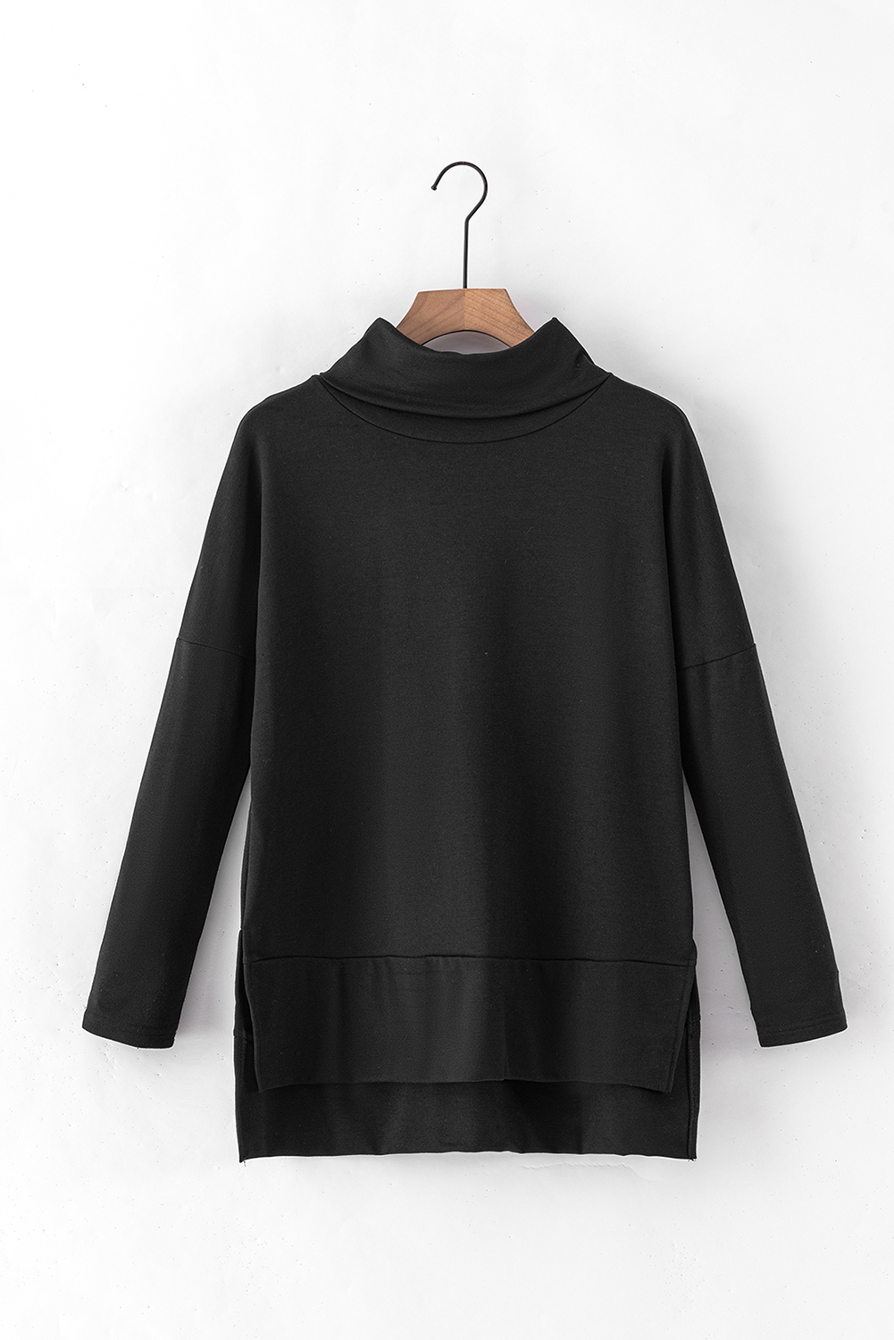 Jungle Green Cowl Neck Shift Tunic Top - loveforevers