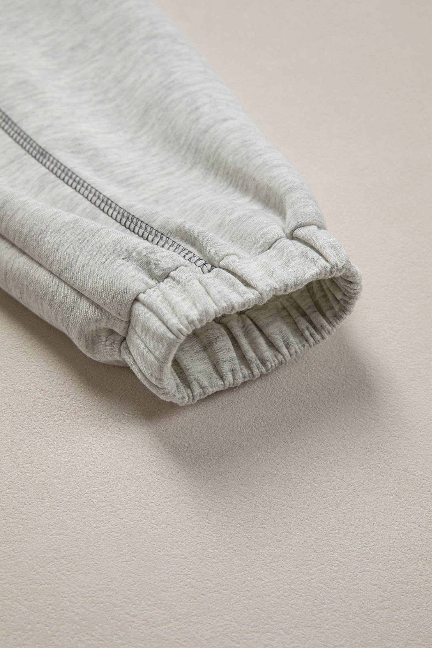 Light Grey Half Zip Stand Neck Seam Detail Long Sleeve Top - loveforevers