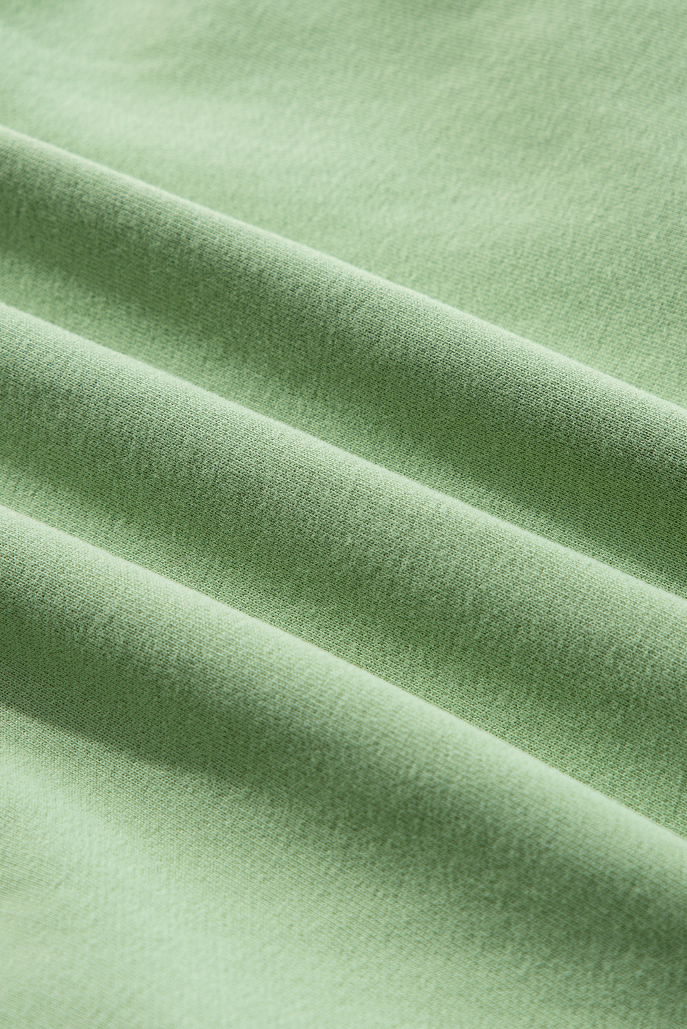 Grass Green Solid Fleece Lined Drop Shoulder High Low Sweatshirt - loveforevers